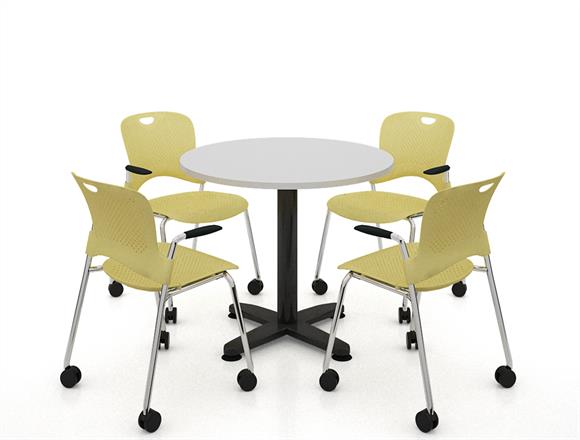 Been discussion table from the original ADL office furniture archive.
